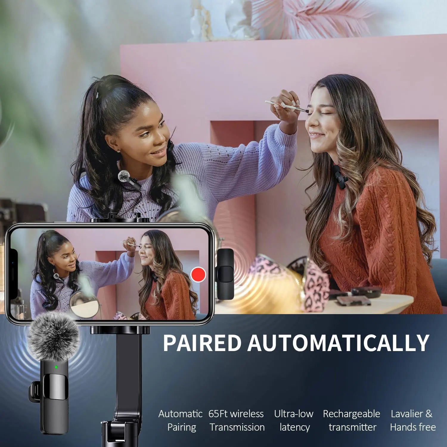Wireless Lavalier Podcast Mic